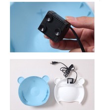 Three Beans Otomatik Aydınlık Evcil Hayvanlar Su Çeşmesi Kediler Için Çeşme Köpekler USB Elektrikli Su Dağıtıcısı Bir Kedi Için Kaseler Içme (Siyah) - (Yurt Dışından)