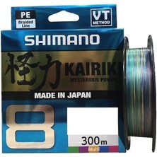 SHIMANO Kairiki Yeni Seri 8x Multi Color 300M Ip Misina (Made In Japan)