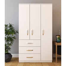 Ünüvar Konsept Emre Lüx 3 Kapı 3 Çekmeceli Gardrop