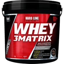 Hardline Nutrition Hardline Whey 3matrix Çikolata Aromalı Protein Tozu 4000 gr