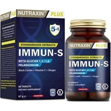Nutraxin Immun-S 60 Tablet Takviye Edici Gıda