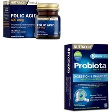 Nutraxin 400 mcg Folic Acid + Probiota