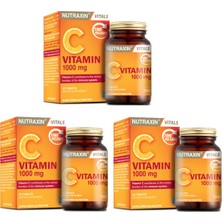 Nutraxin Vitamin C 1000 Mg 30 Tablet X3 Adet