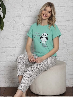May Mara Kadın Kısa Kol Pijama Takımı