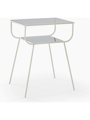 Arben Tedarik Arbentedarik Geyik Yan Sehpa Metal Sehpa 50CM