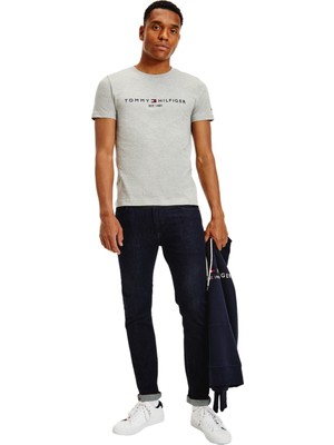 Tommy Hilfiger Core Tommy Logo Tee Erkek Tişört