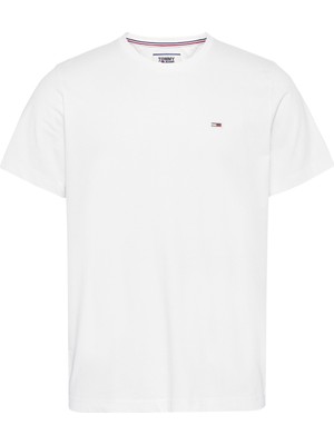 Tommy Hilfiger Tjm Classic Jersey Bisiklet Yaka Erkek Tişört