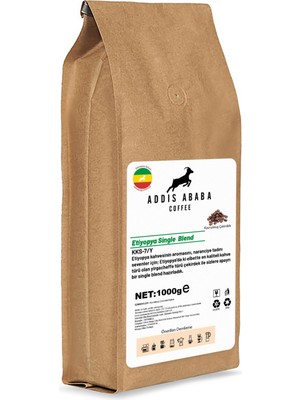 Addis Ababa Coffee Etiyopya Single Origin 1000 Gr. ( H )
