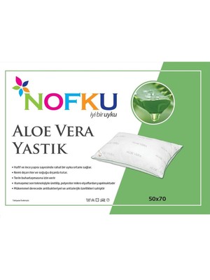 Nofku Aloe Vera Yastık 50x70 Cm