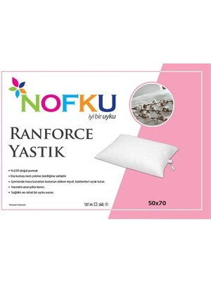 Nofku Ranforce Yastık 50x70 Cm