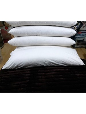 Mandaş Karı Koca Yastığı, Doğal Pamuk Yastık, Uzun Yastık+Yastık Kılıfı 50X130