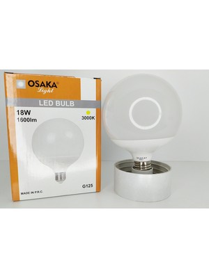 Osaka LED Top Ampül G125 E27 20W 230VOLT 1400LM 3000K Sarı LEDG020