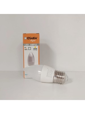 Osaka LED Mum Ampül E27 6W 230VOLT 540LM 3000K Sarı LED025