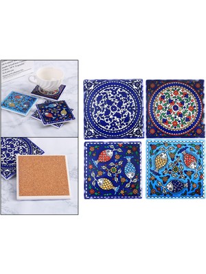 Coaster Set Sofra Pad Placemats Restoran Kase Yemek Masası Için Dayanıklı(Yurt Dışından)