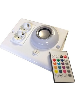 Çağatay Elektrik Dolap ve Tezgah Altı Bluetooth Müzik Çalar Prizmatik Beyaz