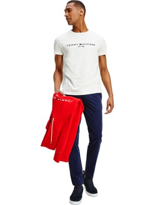 Tommy Hilfiger Core Tommy Logo Tee Erkek Tişört