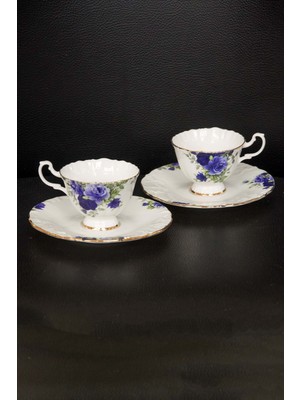 Lilac Bone 2 Kişilik Kahve Fincan Takımı
