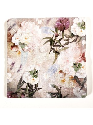 Şeker Portakalım Dekoratif Figürlü Doğal Taş Gider Kapağı Banyo Süsü Tekli 10 x 10 cm