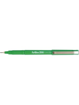 Artline EK-200 Fineliner Ince Uçlu Keçeli Kalem 0.4 mm Yeşil 12'li Kutu