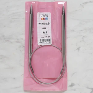 Crafts 8 mm Çelik Misinalı Şiş 60 cm