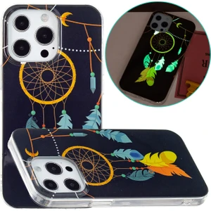 Apple İphone 13 Pro Için Aydınlık Tpu Kılıfı  Black Wind Chimes (Yurt Dışından)