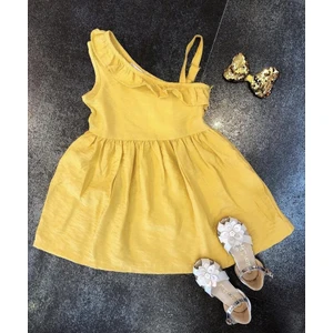Nk Kids Nk Kız Çocuk Tek Omuz Detaylı Şık Elbise