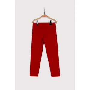 Kız Çocuk Kırmızı Slim Fit Tayt (4-12YAŞ)