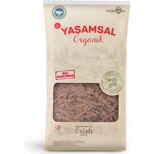 Yaşamsal Organik Tam Buğday Erişte 500 gr