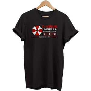 Resident Evil Baskılı %100 Pamuk Oversize T-Shirt Büyük Beden Tişört