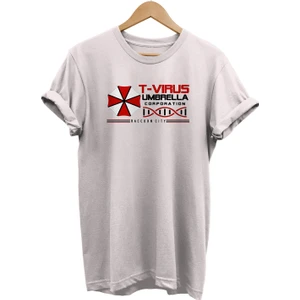 Resident Evil Baskılı %100 Pamuk Oversize T-Shirt Büyük Beden Tişört