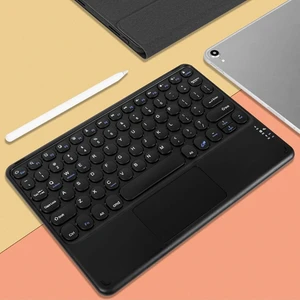Taşınabilir Ios, Android, Windows Uyumlu (Bilgisayar, Tablet, Telefon) Touchpad Kablosuz Q Klavye
