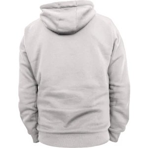 Pamuk, 3 Ipl. Şardonlu, Içi Tamamen Polar, Çok Kalın (600 Gr) Beyaz Kapüşonlu Sweatshirt