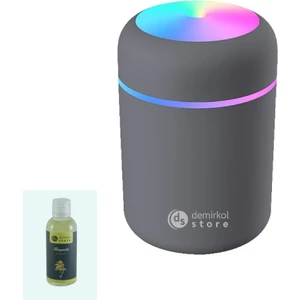 H2O Humidifier LED Işıklı Ulrasonik Hava Nemlendirici ve Aroma Difüzörü + 1 Adet Ortam Kokusu Hediye!