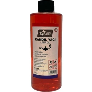 Kırmızı Kandil Yağı Kokusuz Dumansız Iç Mekan Gaz Lambası Yakıtı 250 ml