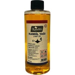 Sarı Kandil Yağı Kokusuz Dumansız Iç Mekan Gaz Lambası Yakıtı 250 ml