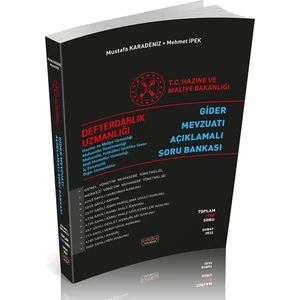 Savaş Yayınevi Savaş Yayınları Defterdarlık Uzmanlığı Gider Mevzuatı Açıklamalı Soru Bankası 2022