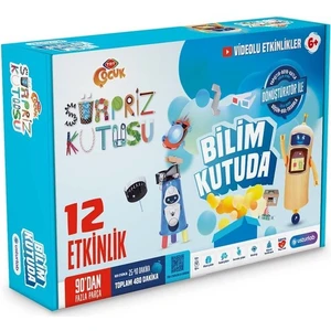Sürpriz Kutusu - Bilim Kutuda, Evde Eğitici Aktivite Kutusu 6+ Yaş