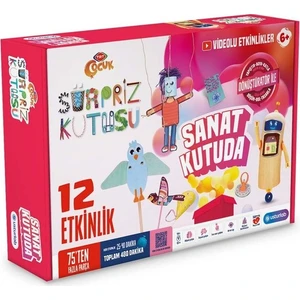 Sürpriz Kutusu - Sanat Kutuda, Evde Eğitici Aktivite Kutusu 6+ Yaş