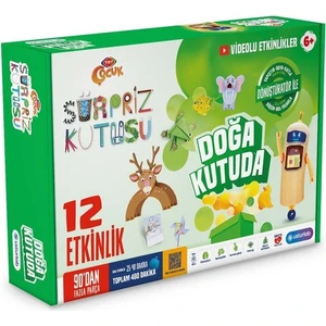 Sürpriz Kutusu - Doğa Kutuda, Evde Eğitici Aktivite Kutusu 6+ Yaş