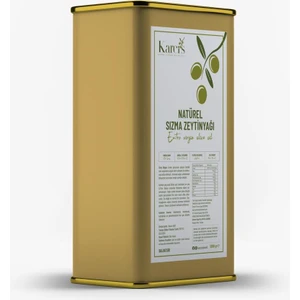 Yeni Hasat Soğuk Sıkım Natürel Sızma Zeytinyağı 5 Lt