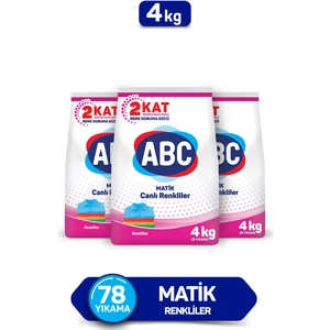 Abc Matik Color 4kgx3 Adet