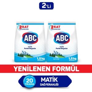 Abc Matik Dağ Ferahlığı 1,5kgx2 Adet