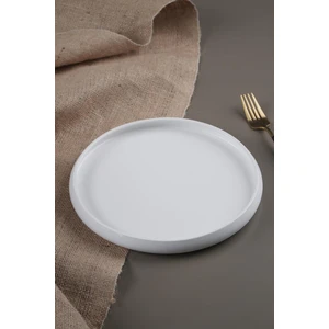 Bianco Perla Porselen Yuvarlak Tabak - 23,5 cm