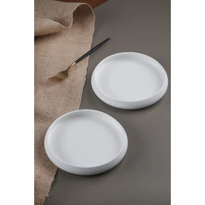 Bianco Perla Porselen Yuvarlak Tabak - 18 cm