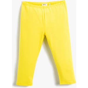 Kız Çocuk Basic Kapri Tayt Pamuklu