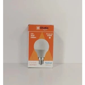 LED Ampül G45 E14 6W 230VOLT 540LM 6500K Beyaz LED036