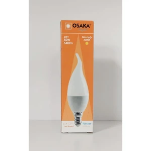 LED Kıvrık Mum Ampül E14 6W 230VOLT 540LM 3000K Sarı LED017
