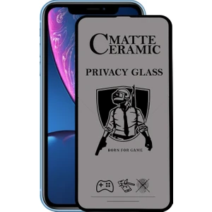 Kzy Apple iPhone Xr Tam Kaplayan Mat Seramik Nano Esnek Hayalet Ekran Koruyucu