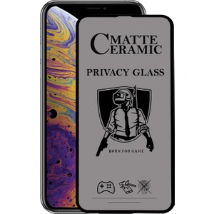Kzy Apple iPhone Xs Tam Kaplayan Mat Seramik Nano Esnek Hayalet Ekran Koruyucu