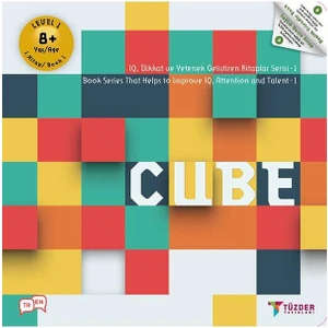 Cube 8+ Yaş / Iq, Dikkat ve Yetenek Geliştiren Kitaplar Serisi